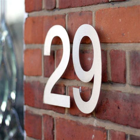 Metal Large House Numbers 